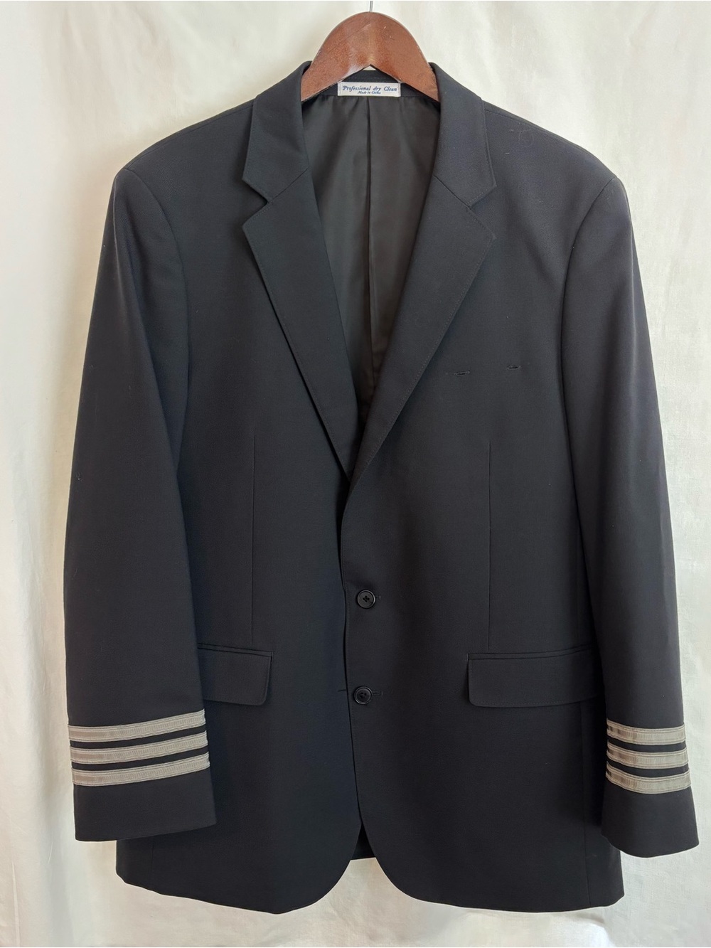 Murphy & Hartelius Pilot Blazer Navy and Silver size 44 R